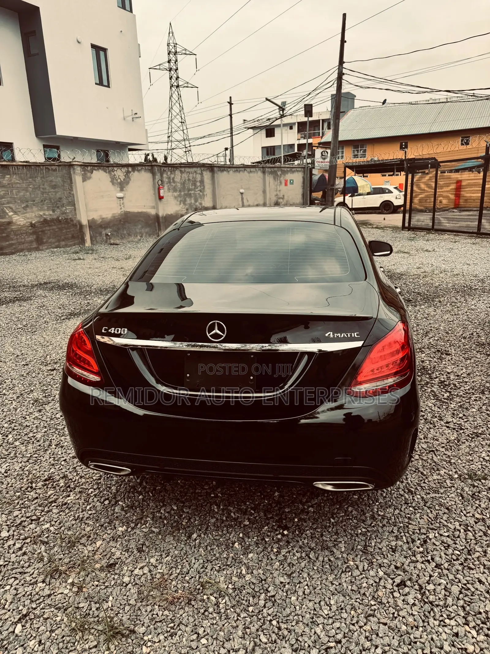 Mercedes-Benz C400 4Matic AWD Sedan (3.0L V6 7A) 2015 Black
