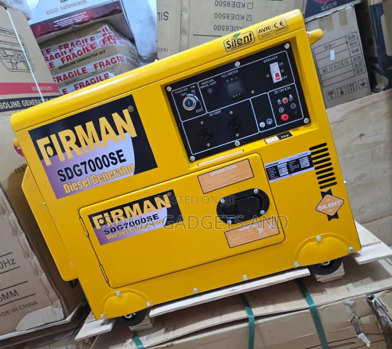 ☆¤Come I Have Original Firman Diesel Soundproof Gen 1years Wty 6.5kva