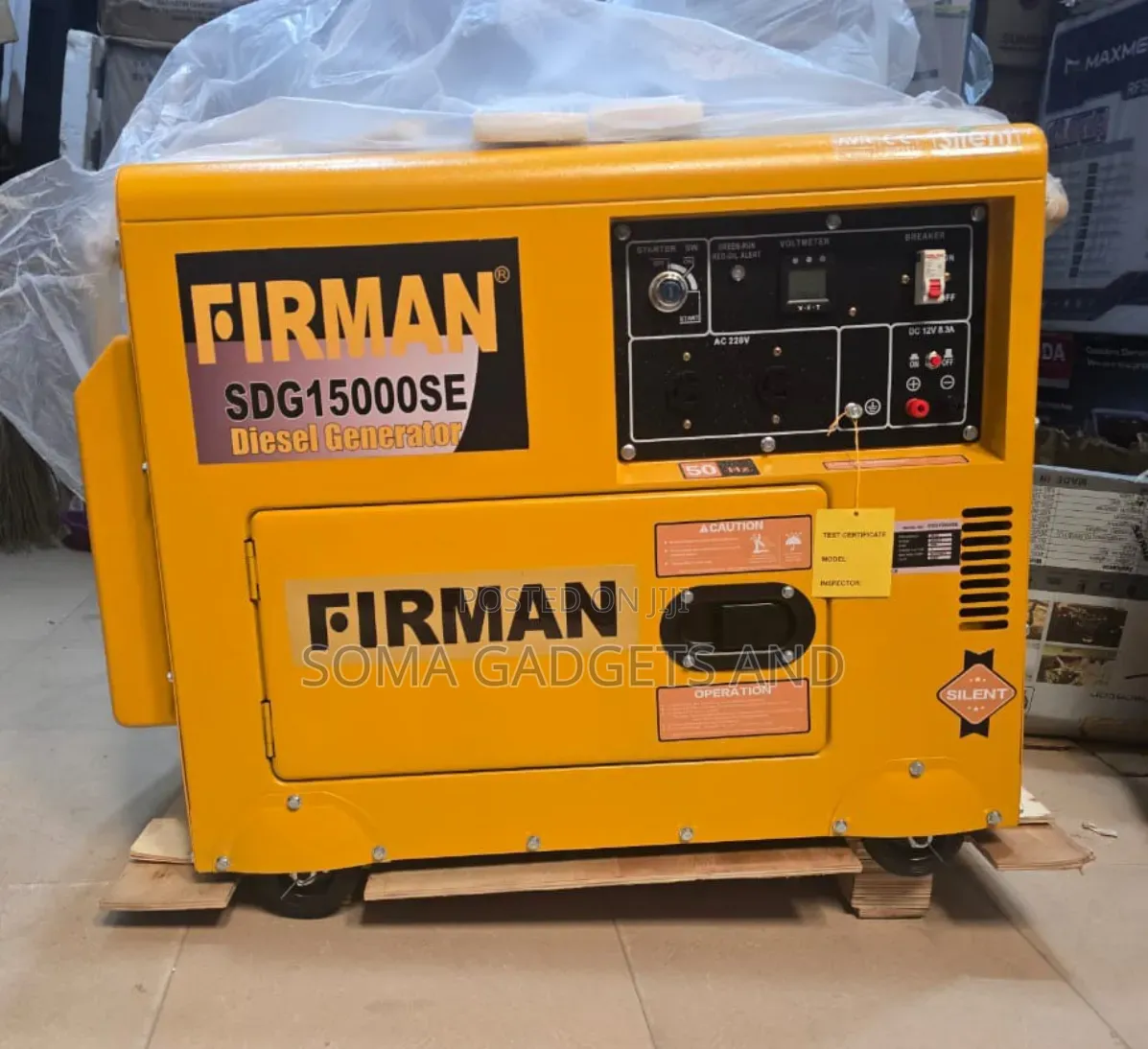 Come I Have Original Firman Diesel Soundproof Gen 1years Wty 12.5kva