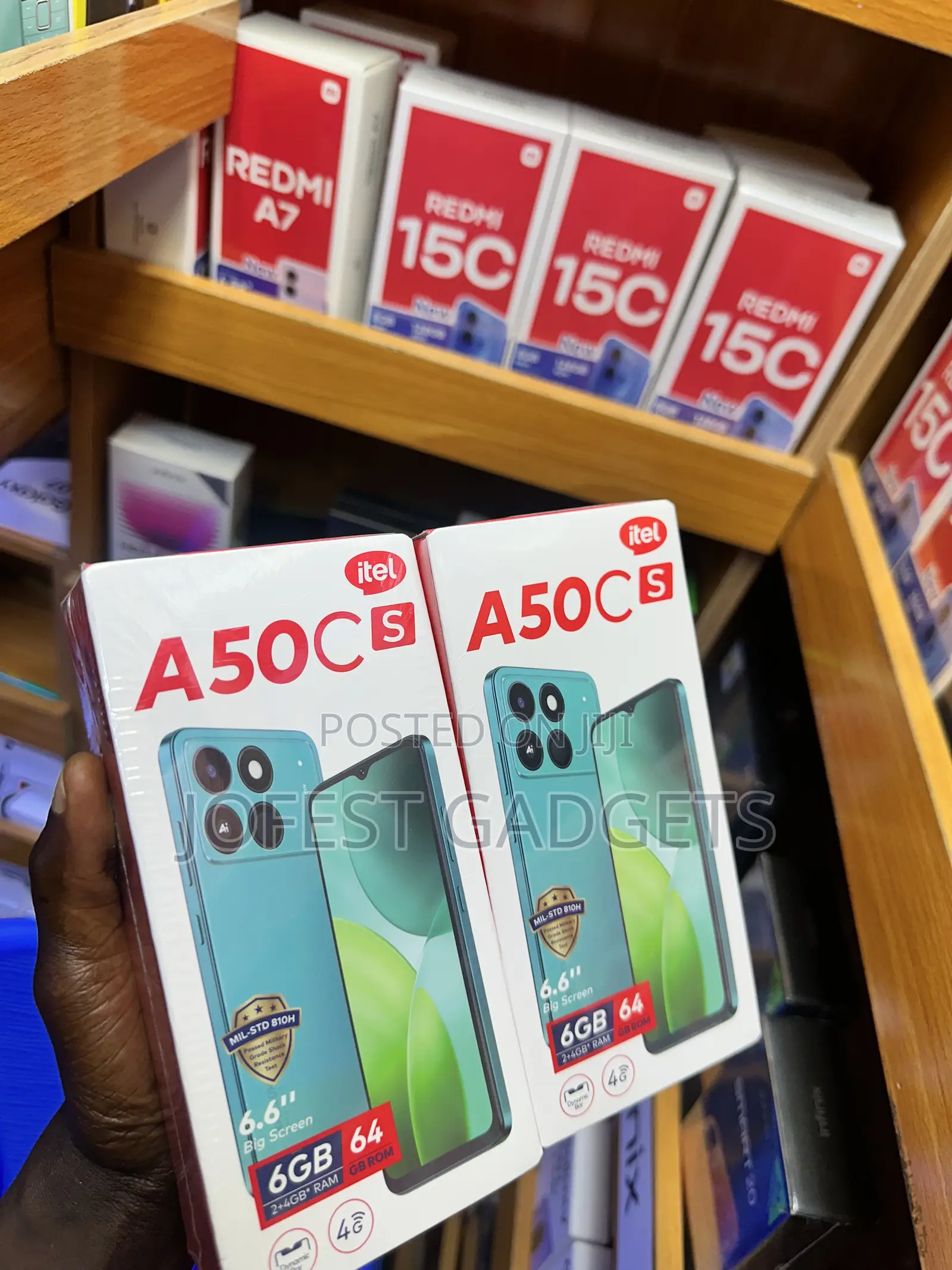 New Itel A50C 32 GB Black