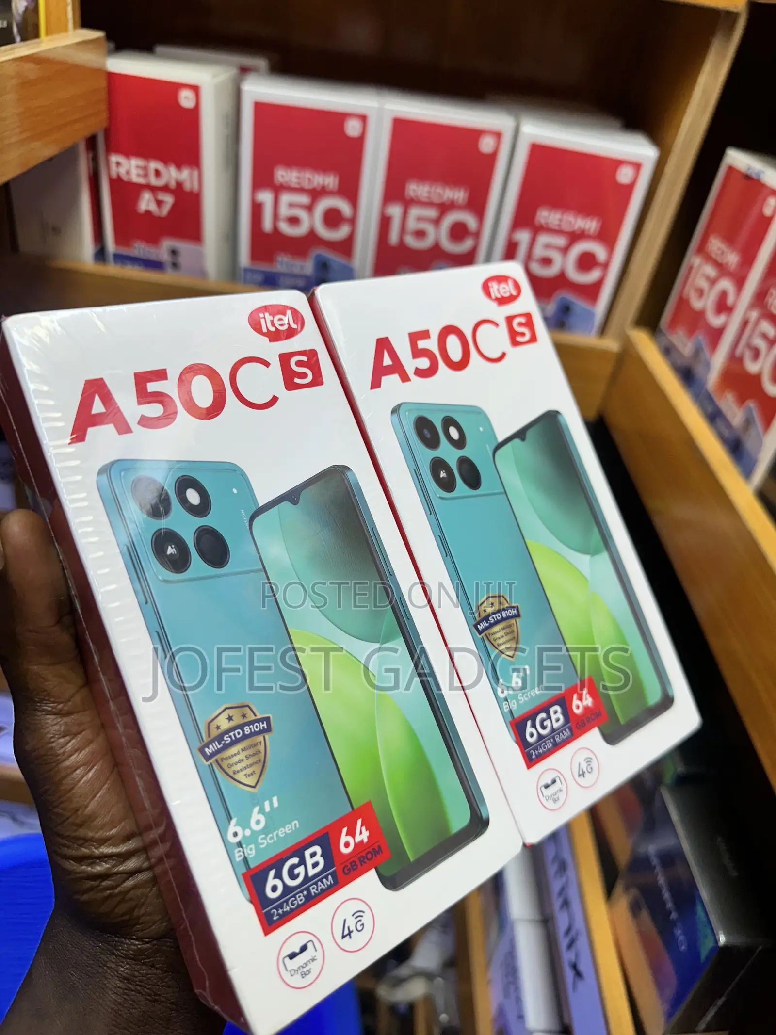 New Itel A50C 32 GB Black