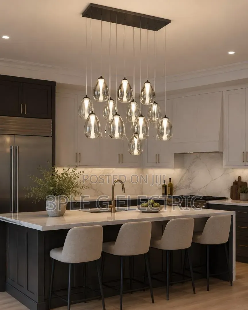 Size 1200mm Glass Pendant Light