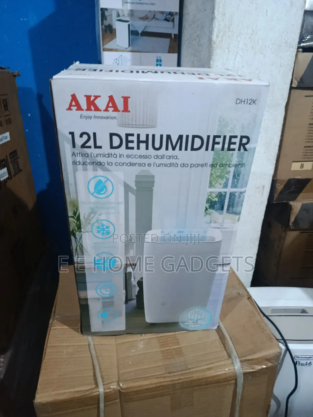 Akai Dh12k - 12lt Portable Dehumidifier