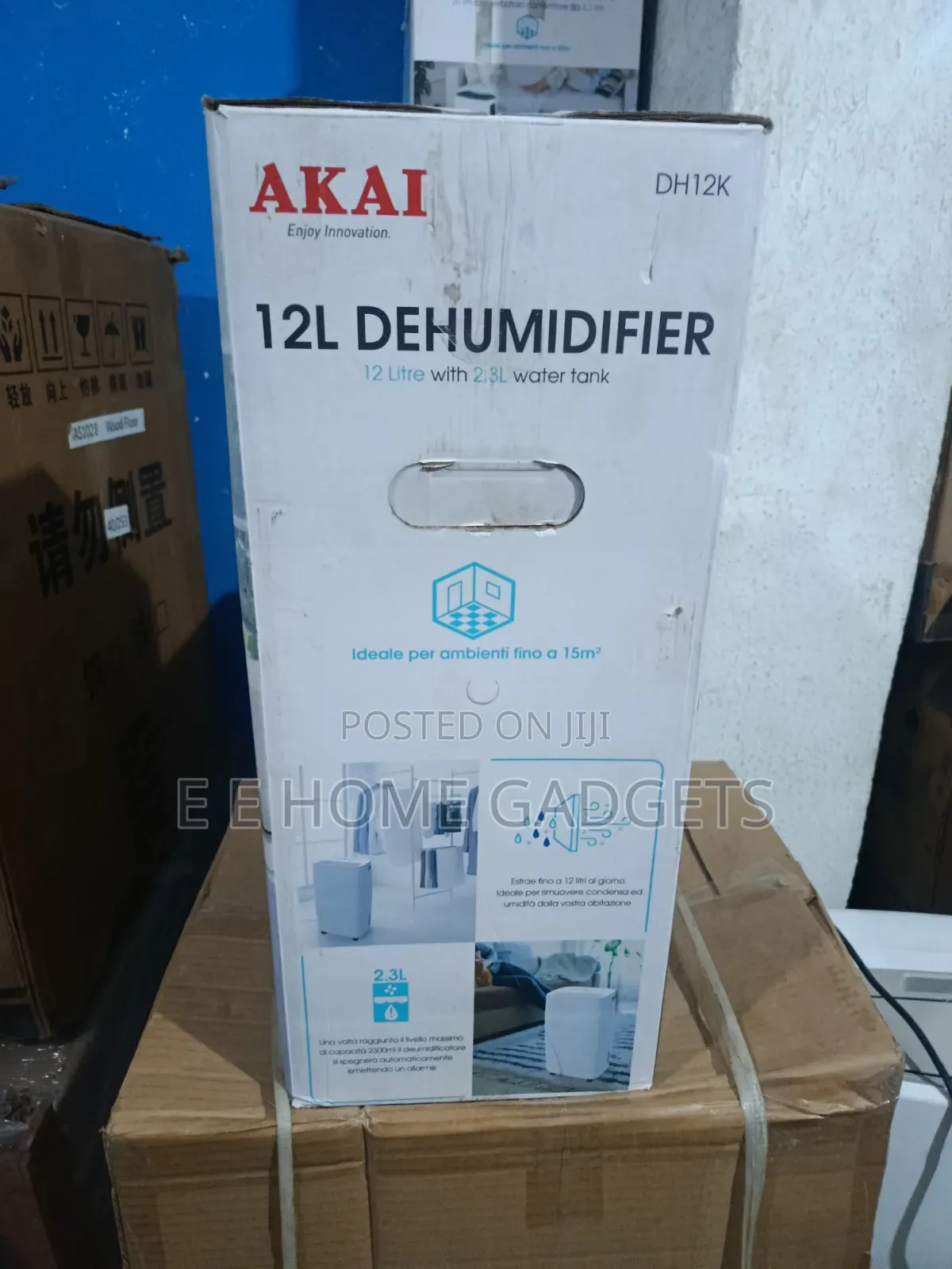 Akai Dh12k - 12lt Portable Dehumidifier