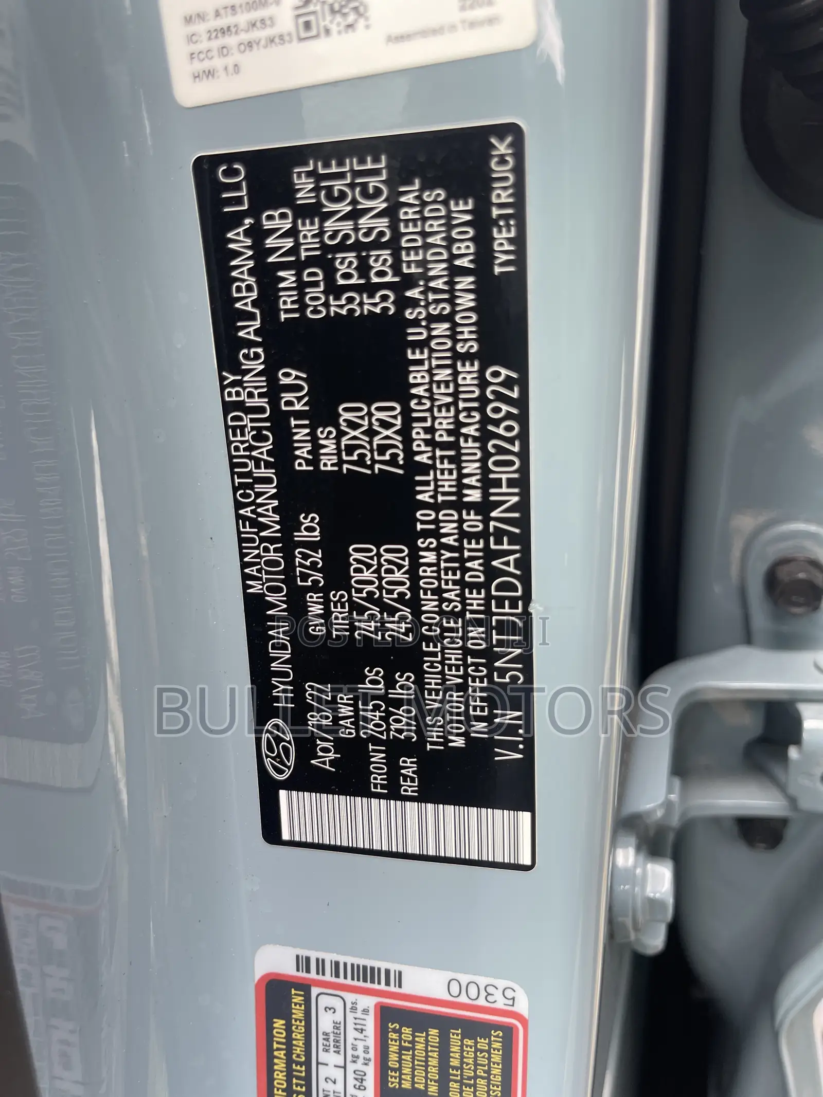 Hyundai Santa Cruz 2.5 Turbo AWD 2022 Blue