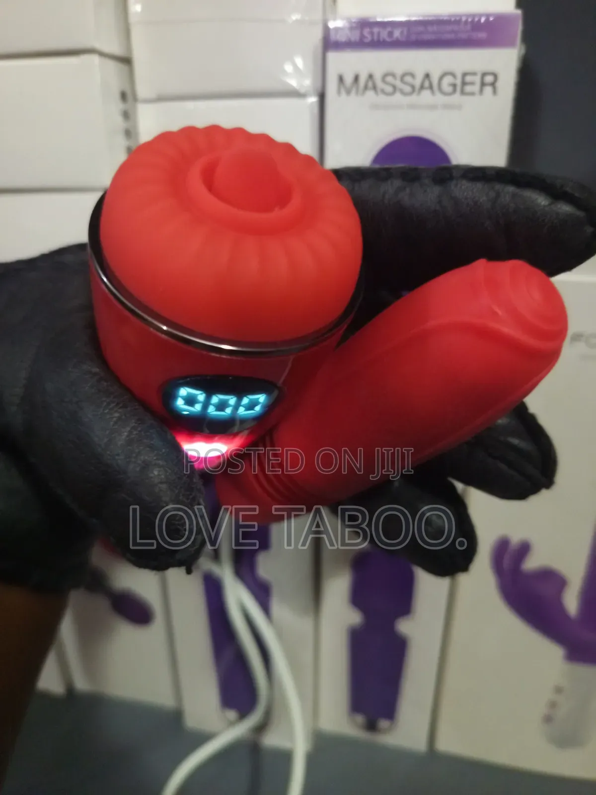 Fox Double End Pulsating Licker Vibrator With HD Monitor