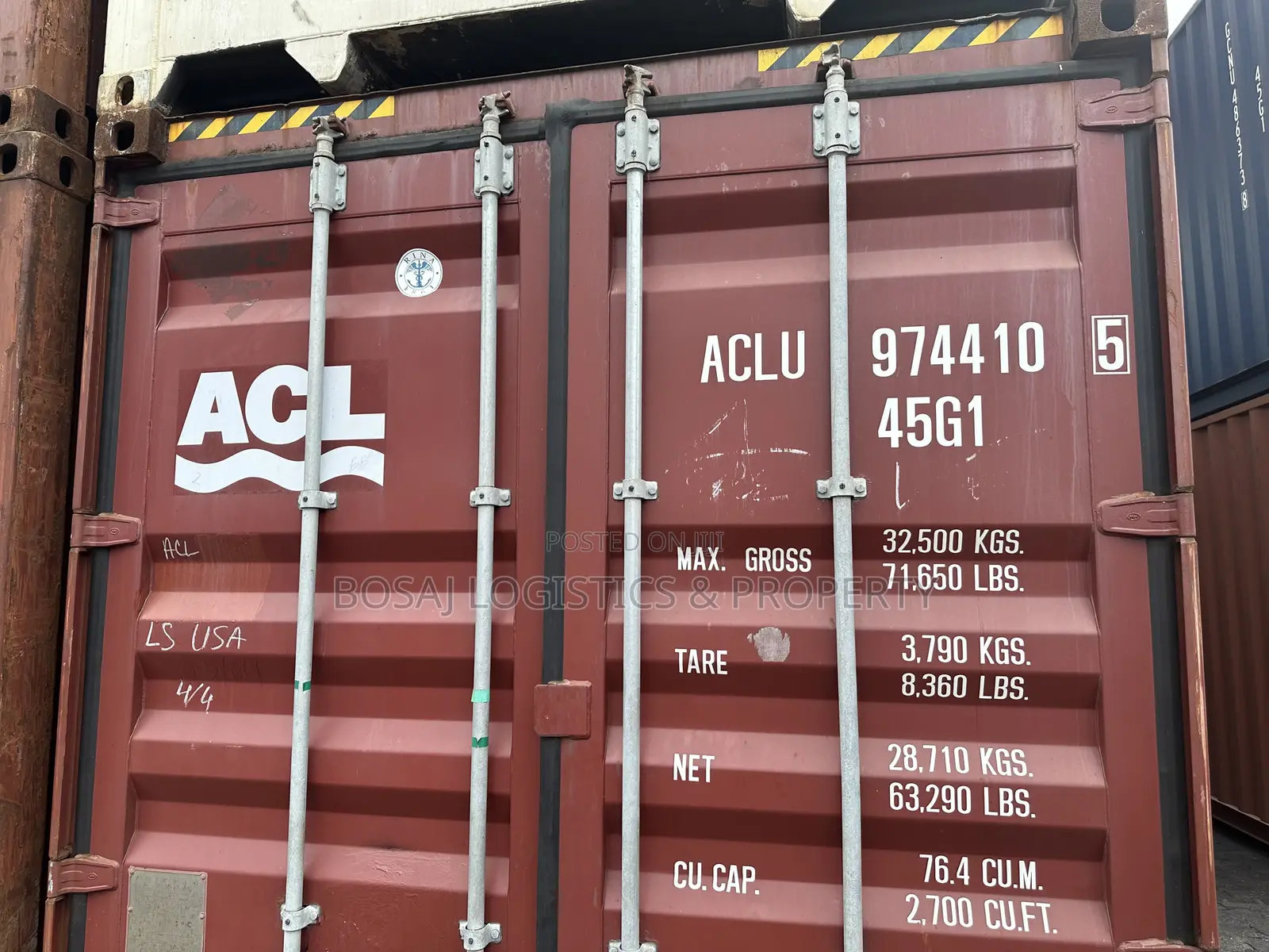40ft Dry Container for Sale