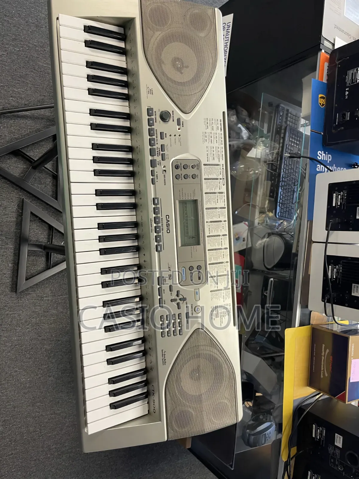 Neat Working 5 Octaves Casio CTK Keyboard Piano With Power Adapter
