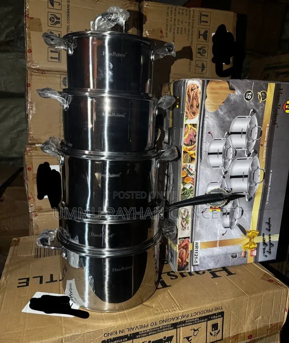 Haus Roland Stainless Cookware Set