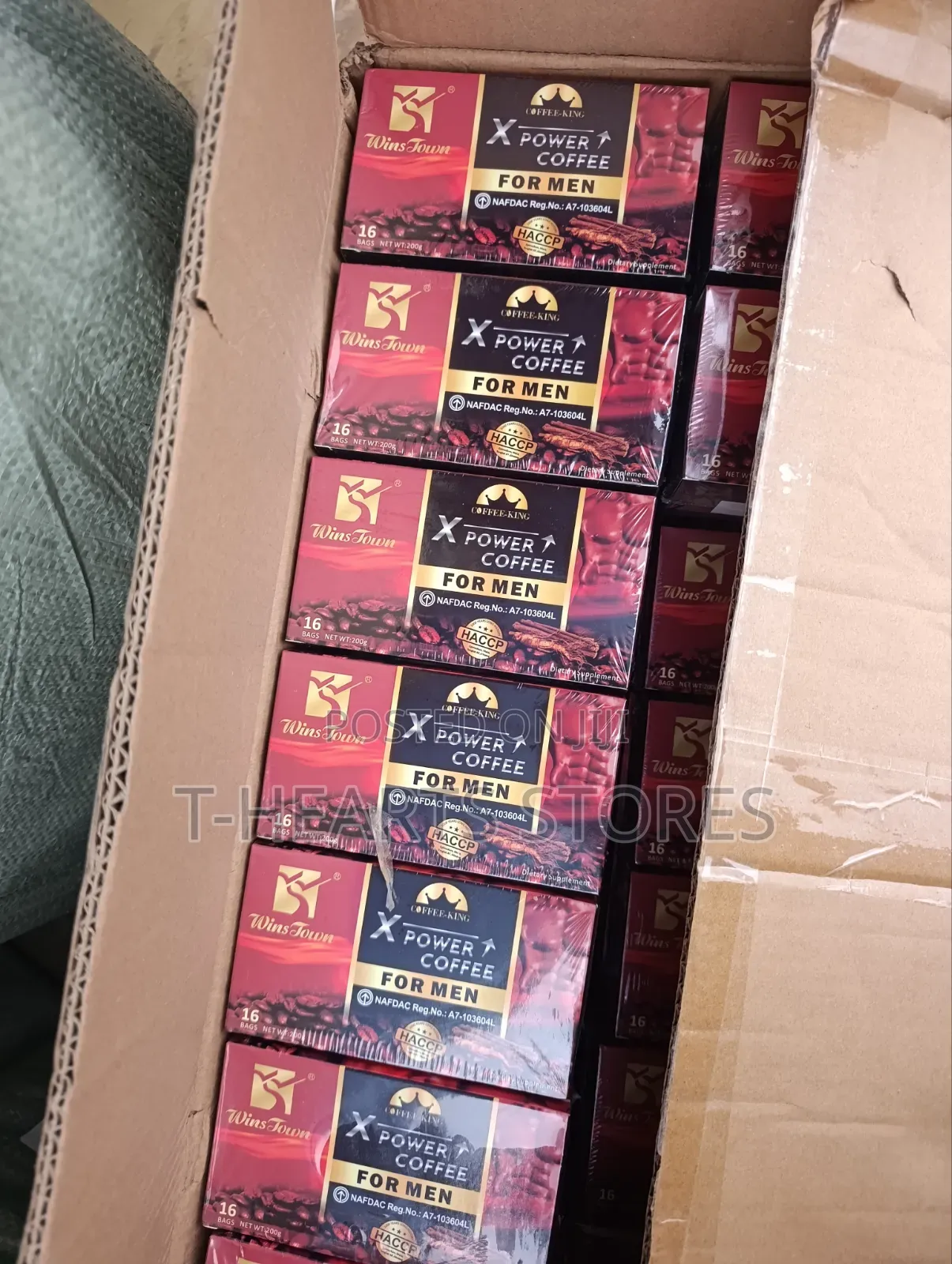 WinsTown Coffee-King X Power Coffee for Men (16 Bags, 200g