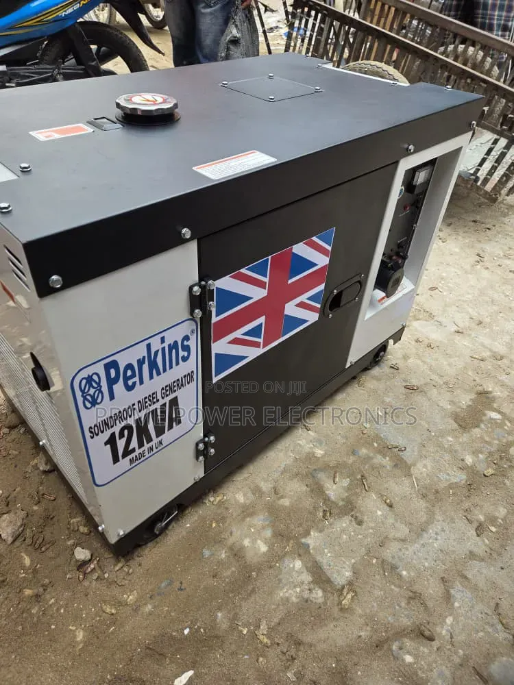Original Perkins 12kVA Soundproof Diesel Generator