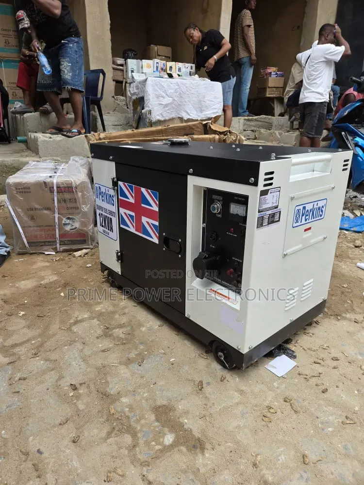 Original Perkins 12kVA Soundproof Diesel Generator