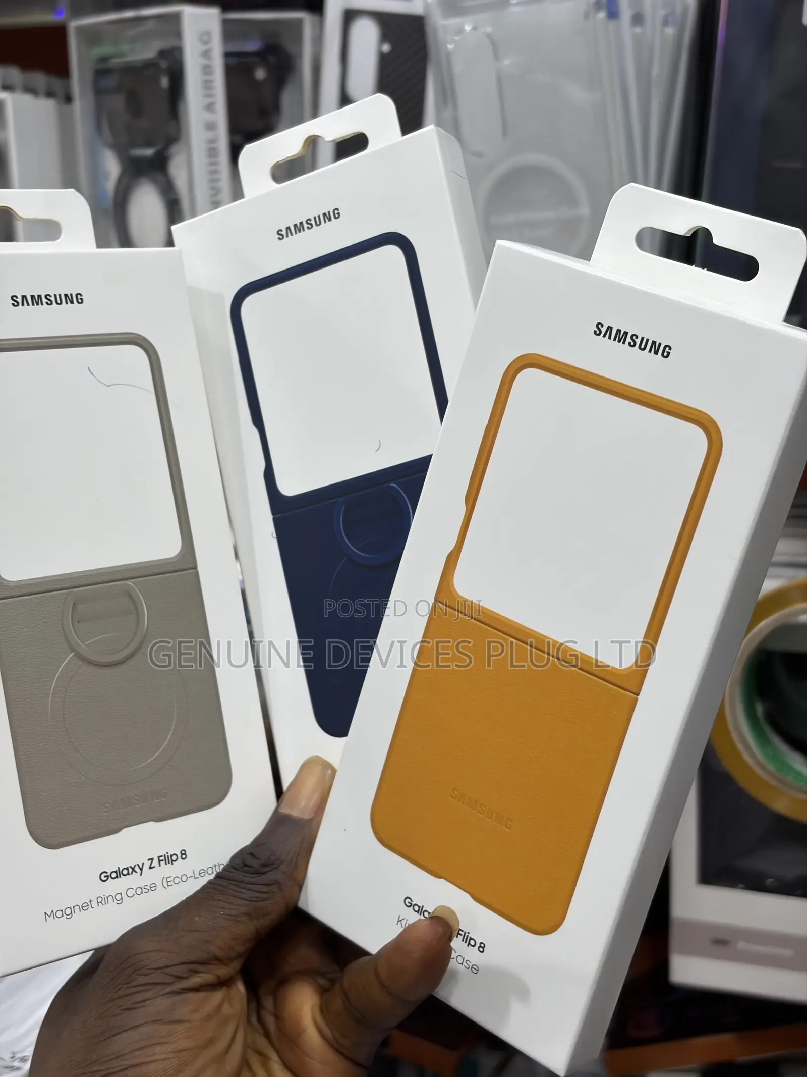 Samsung Galaxy Z Flip8 Silicone Ring Magnet Phone Case