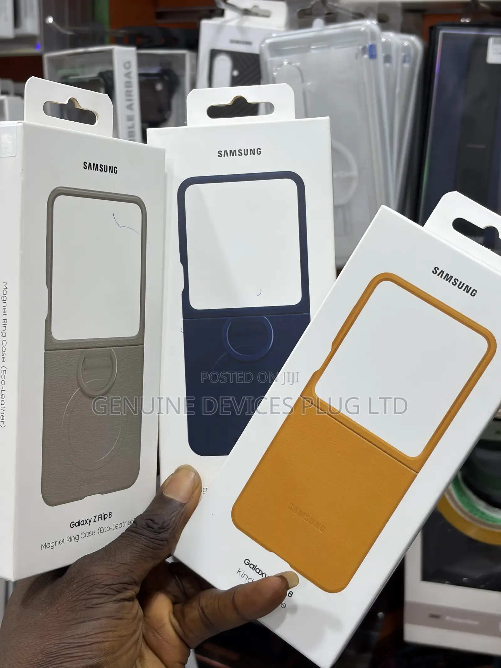 Samsung Galaxy Z Flip8 Silicone Ring Magnet Phone Case