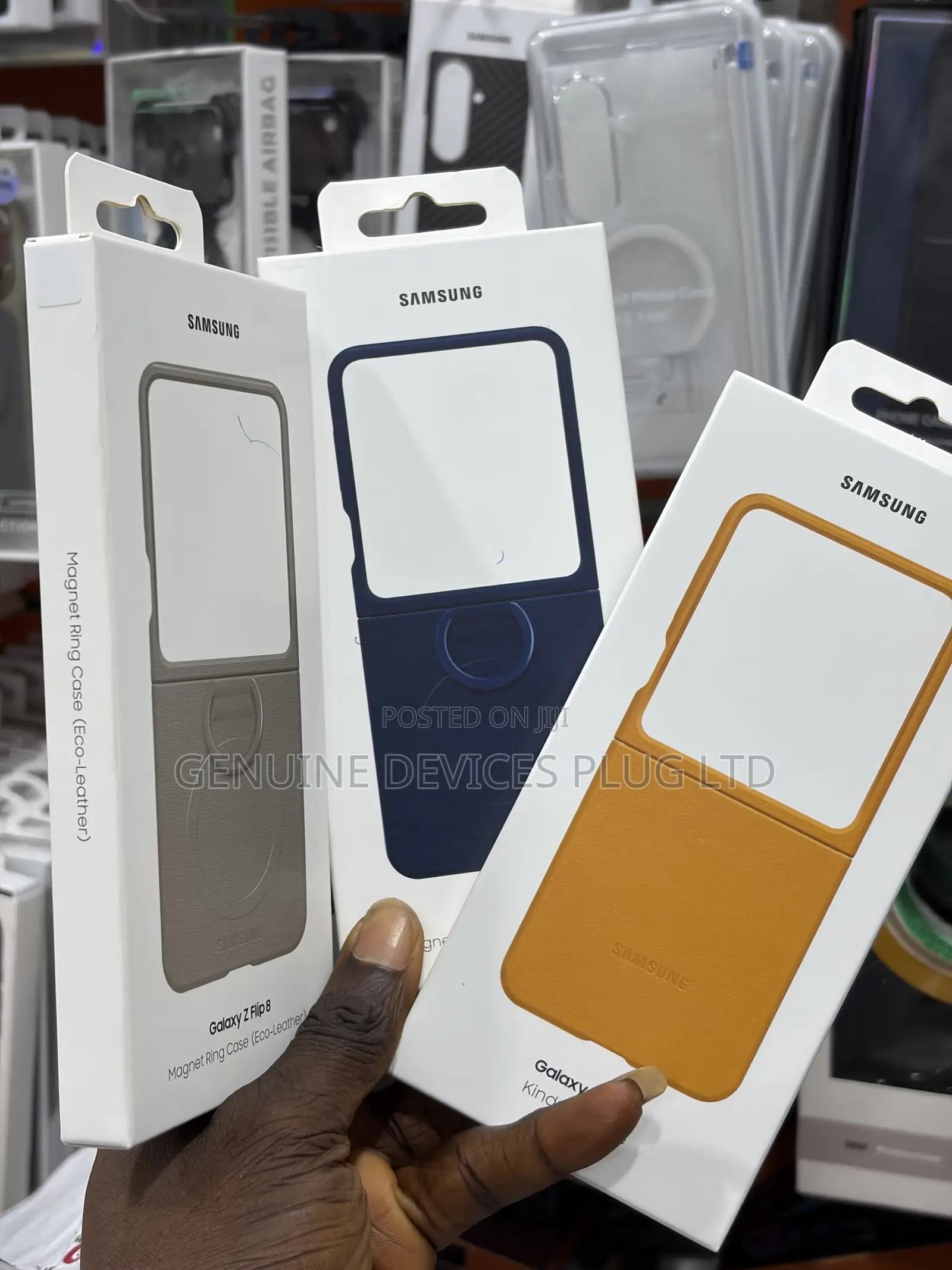 Samsung Galaxy Z Flip8 Silicone Ring Magnet Phone Case