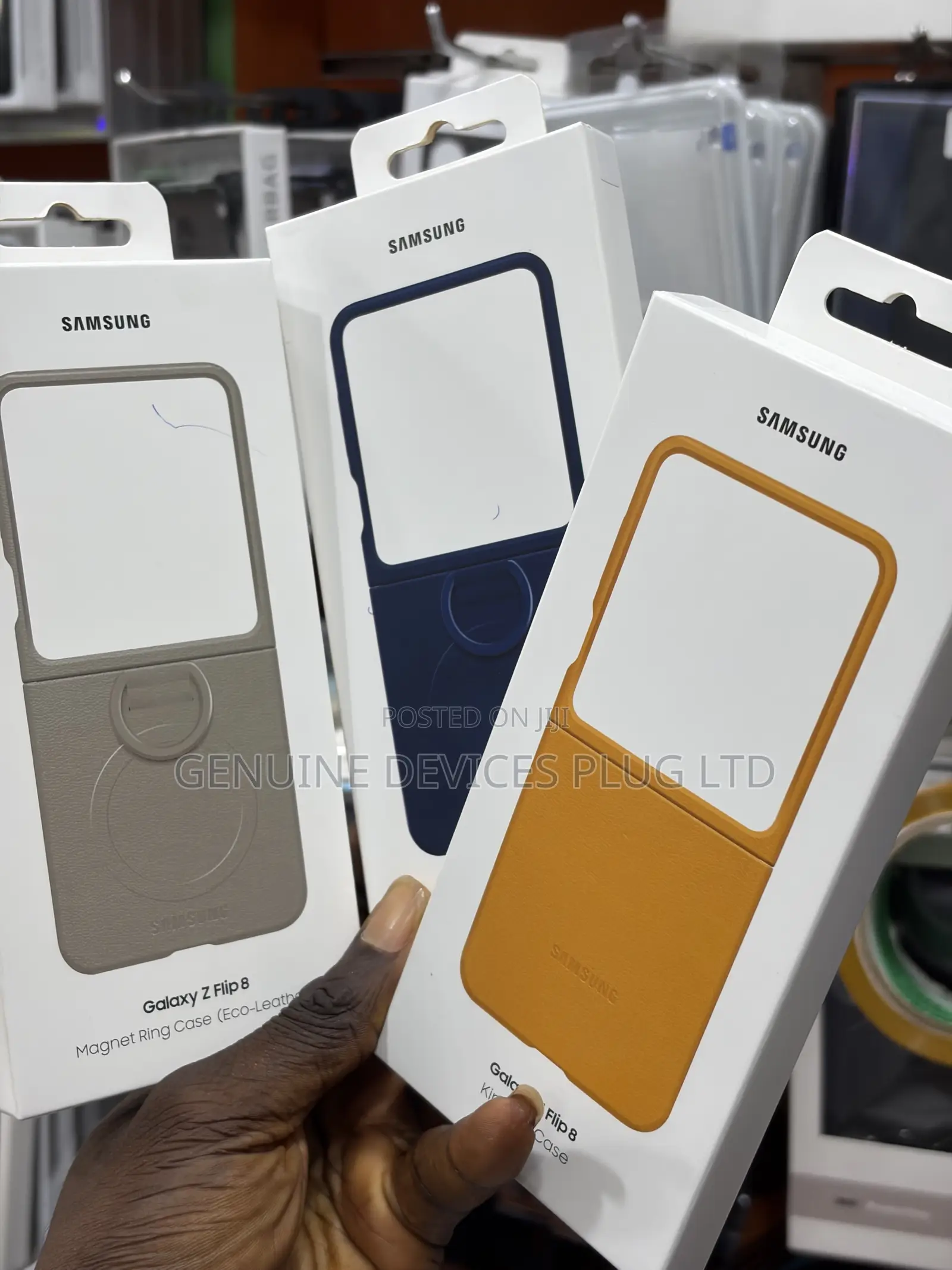 Samsung Galaxy Z Flip8 Silicone Ring Magnet Phone Case