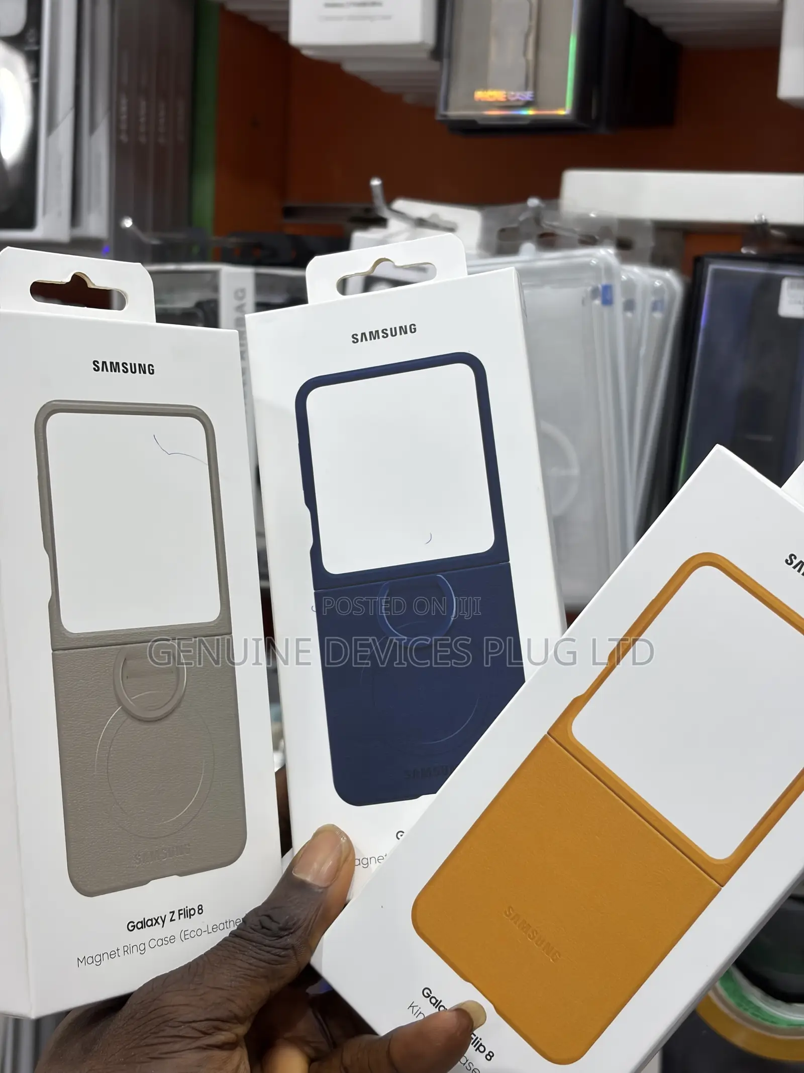 Samsung Galaxy Z Flip8 Silicone Ring Magnet Phone Case