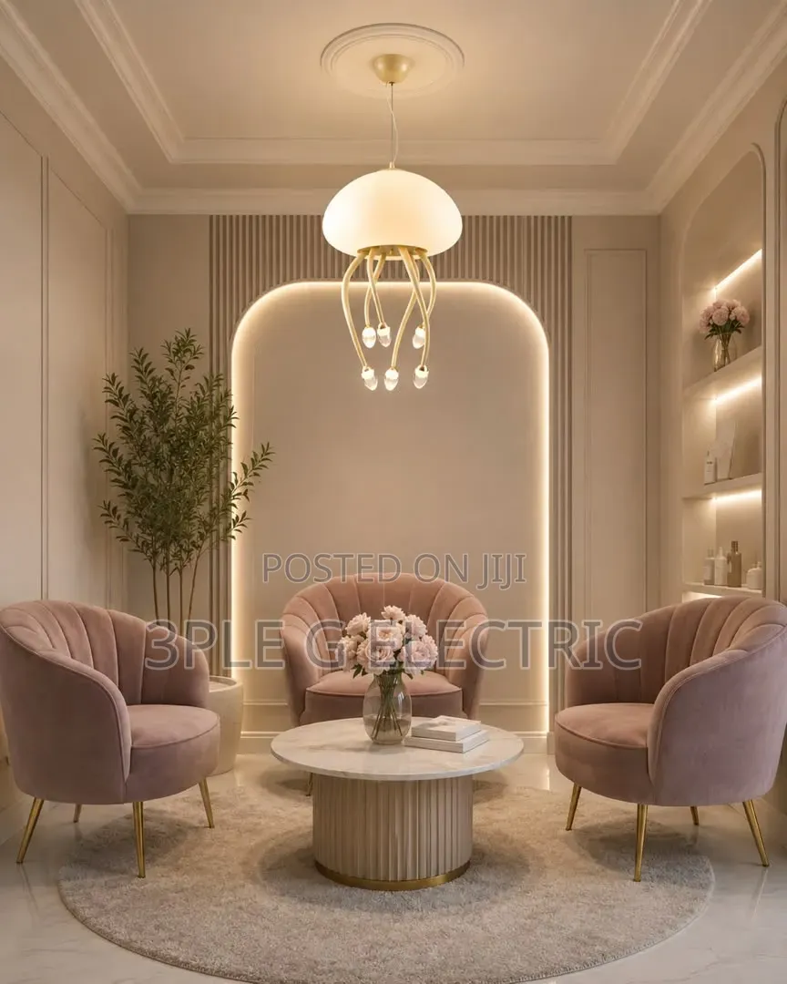Jelly Fish Dropping Chandelier