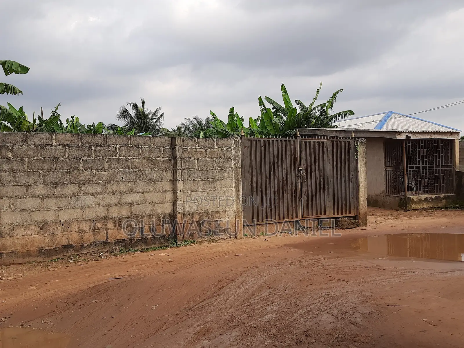 Uncompleted Building on Half Plot of Land