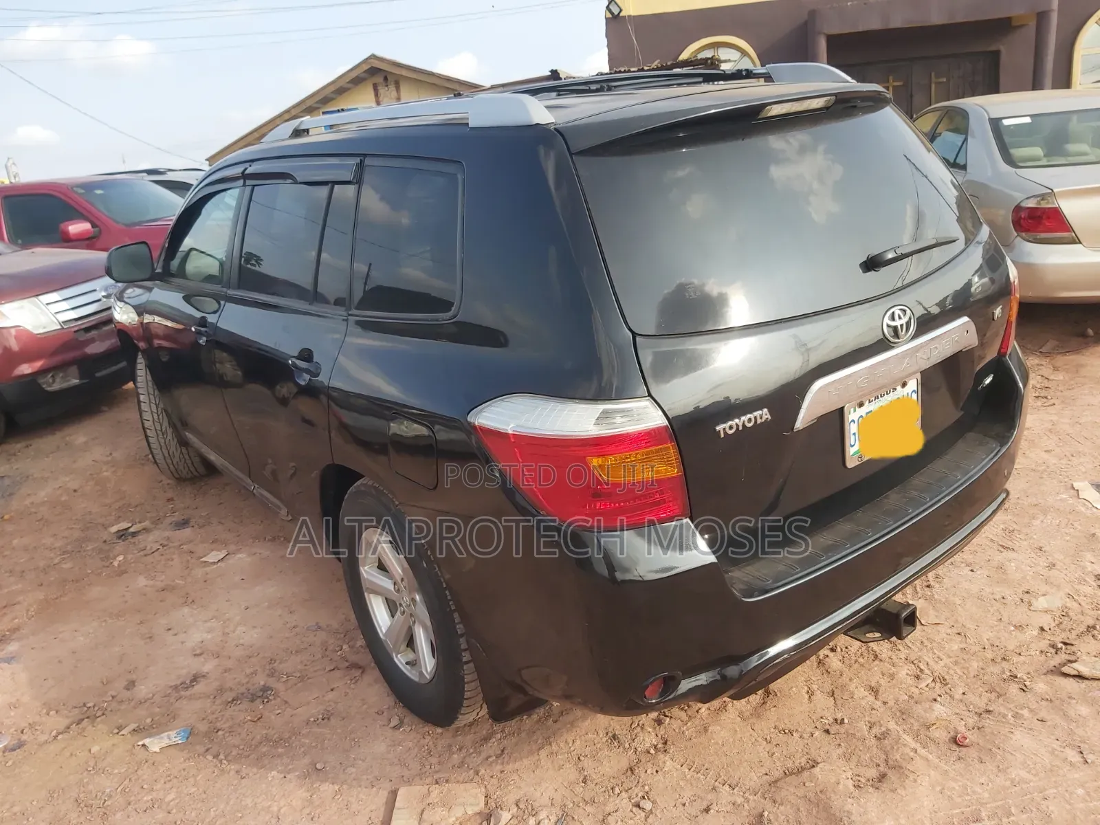 Toyota Highlander 4x4 2008 Black