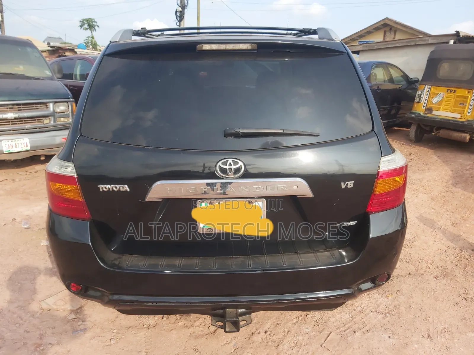 Toyota Highlander 4x4 2008 Black