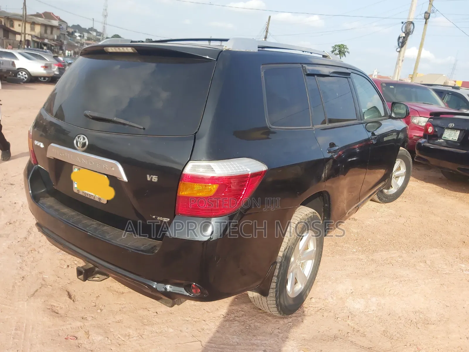 Toyota Highlander 4x4 2008 Black