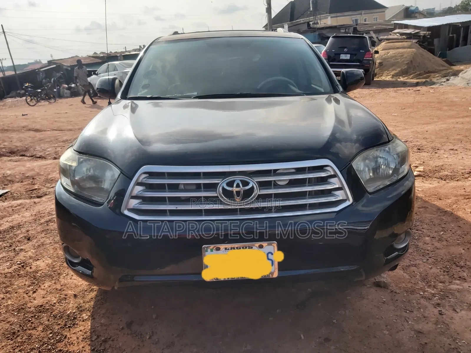 Toyota Highlander 4x4 2008 Black