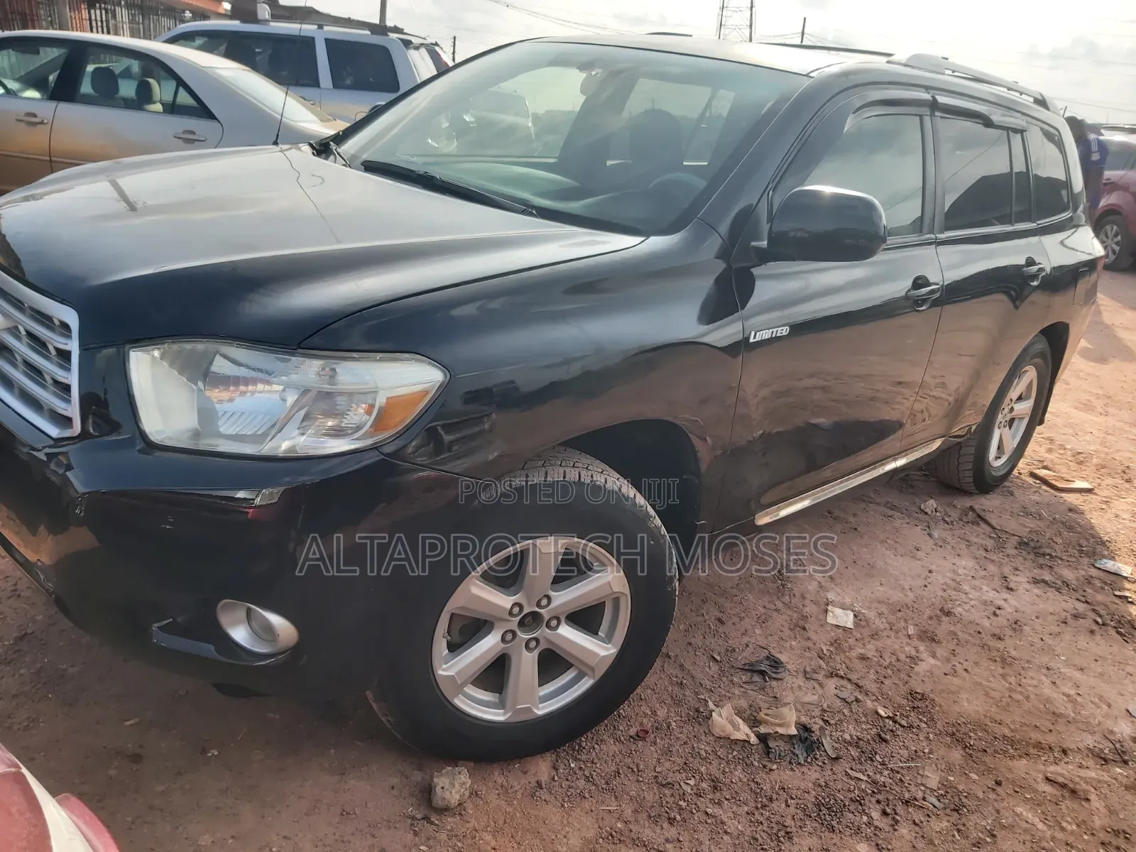 Toyota Highlander 4x4 2008 Black