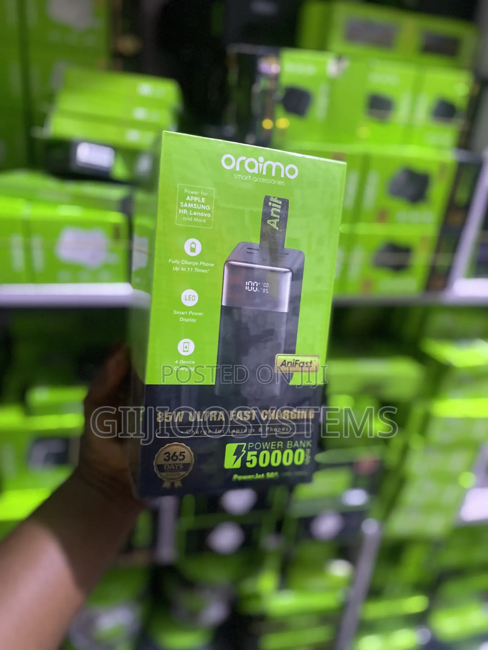 ORAIMO 50000mAh 85watts Powerbank