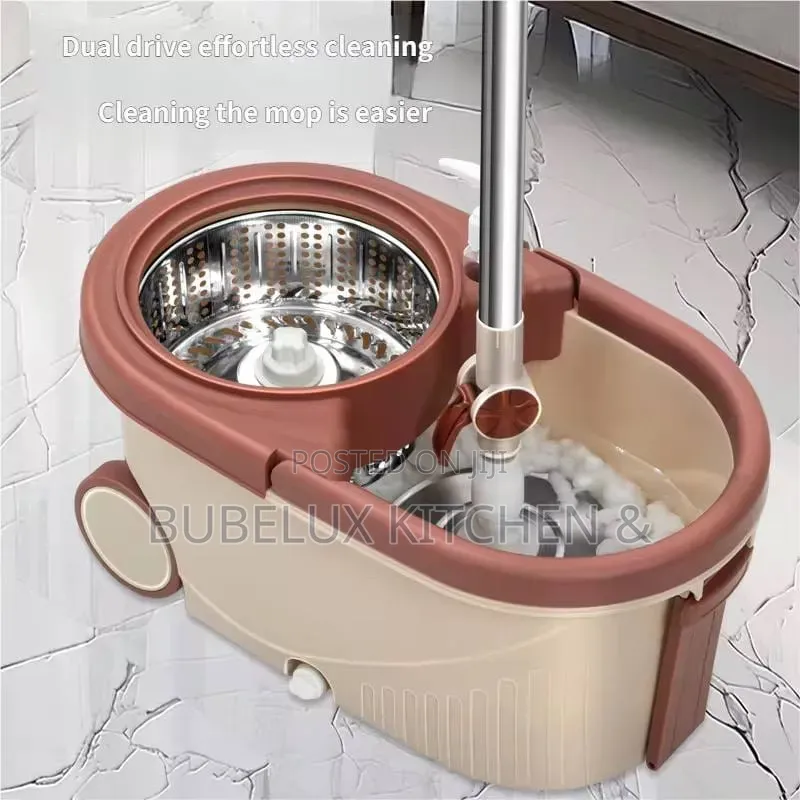 360° Spin Mop Bucket Set – Dual Drive Easy Cleaning System