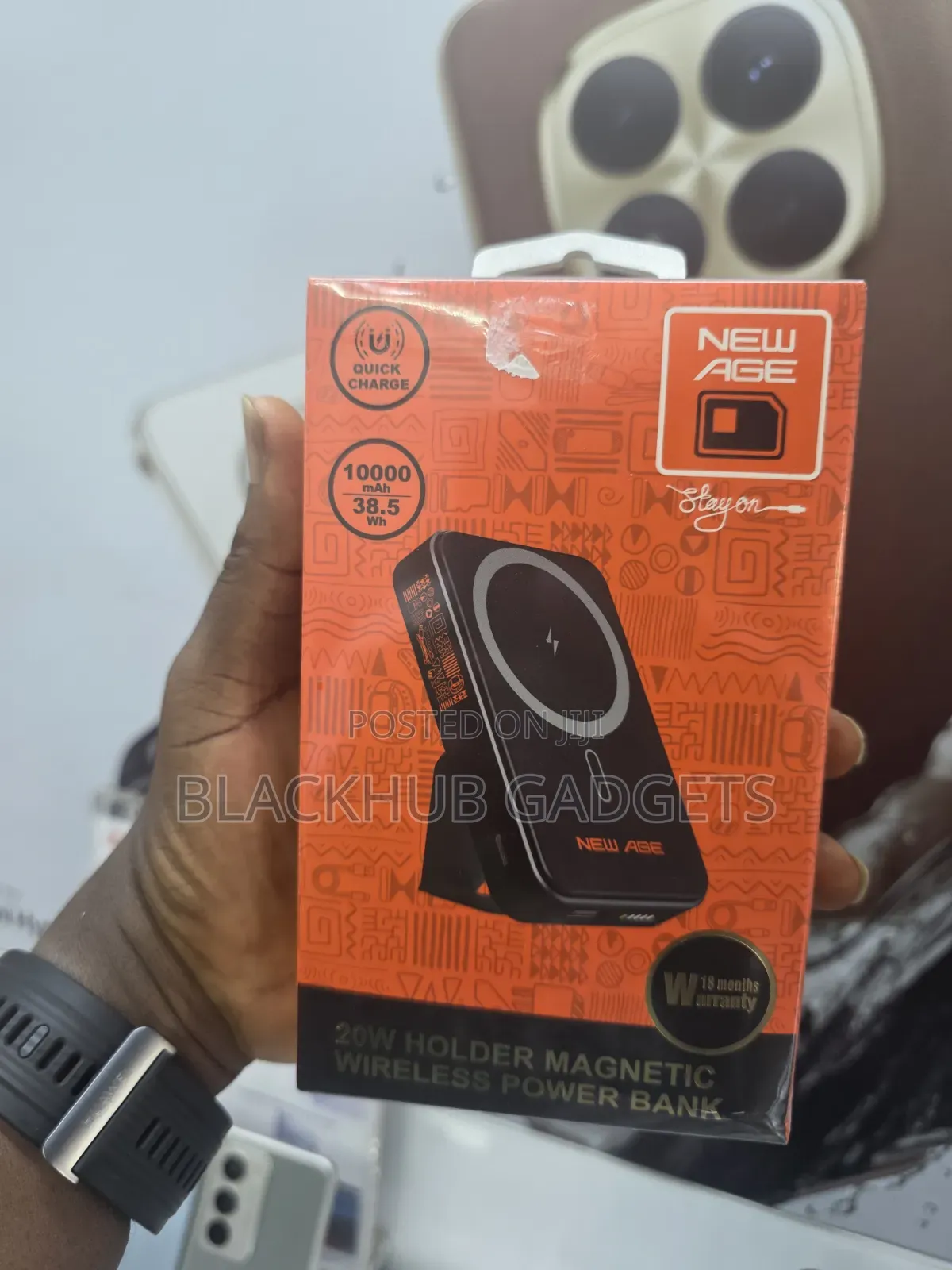 New Age Wireless Power Bank 10000mah
