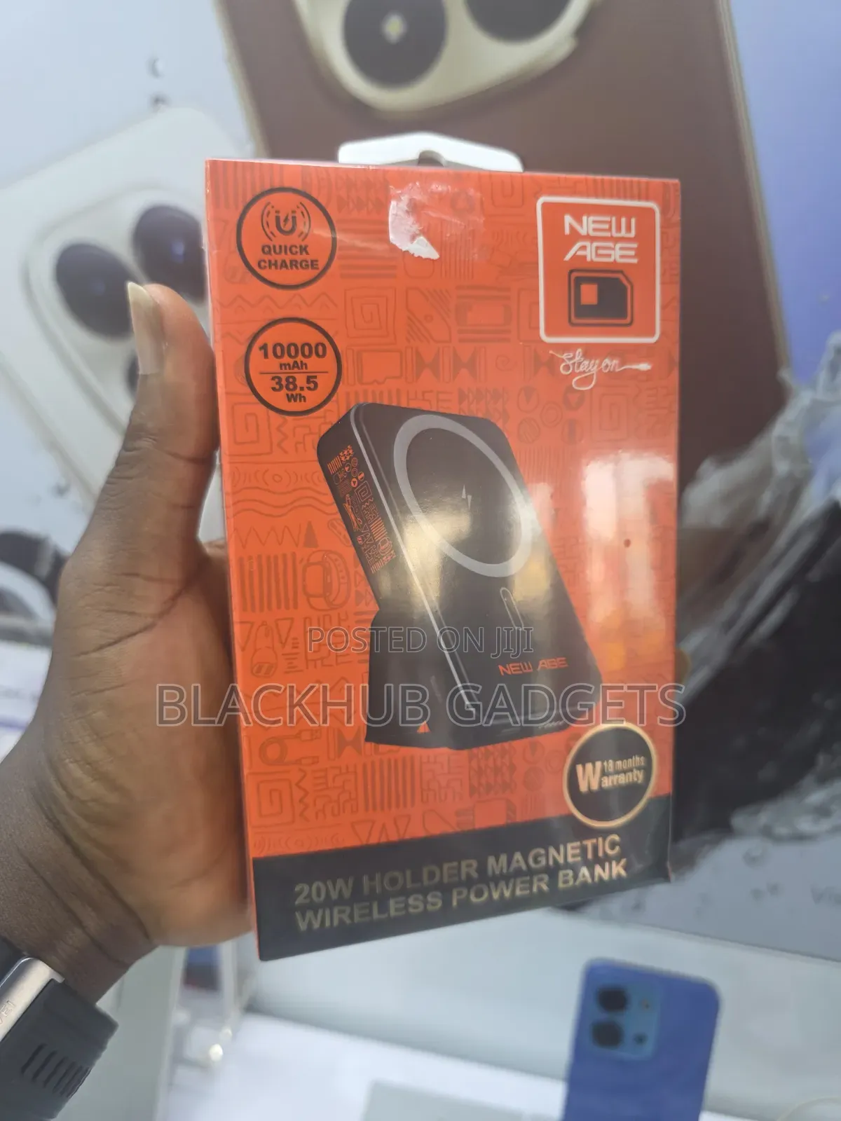 New Age Wireless Power Bank 10000mah