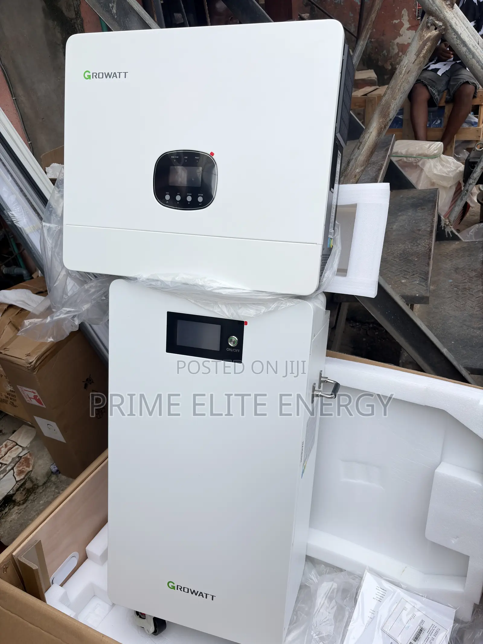 Growatt 12kva Inverter 48v With 16kwh Lithium Battery 51.2v