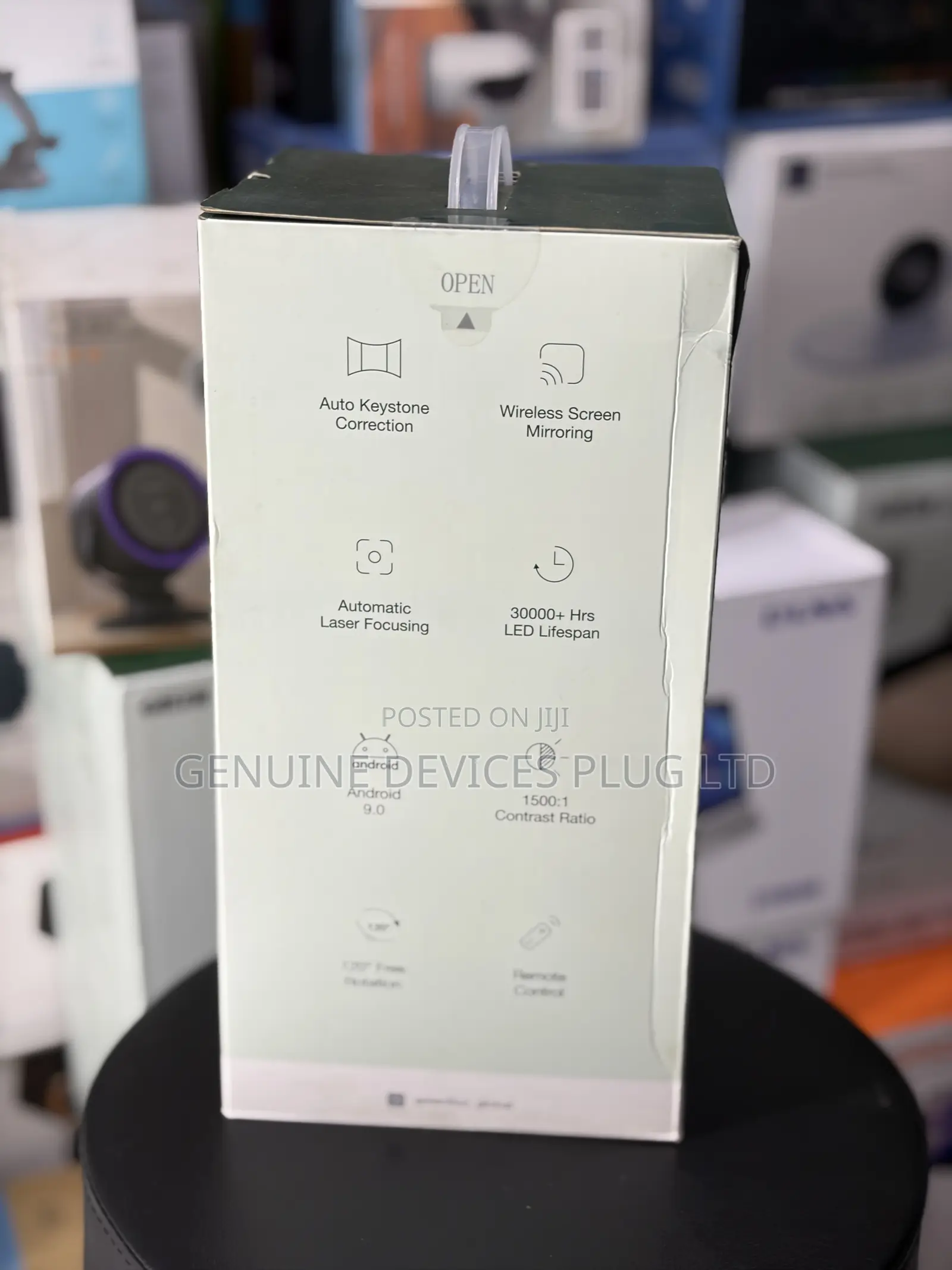 Green Lion Mini Projector, Portable, Support 4K, 5G Wifi, Bluetooth