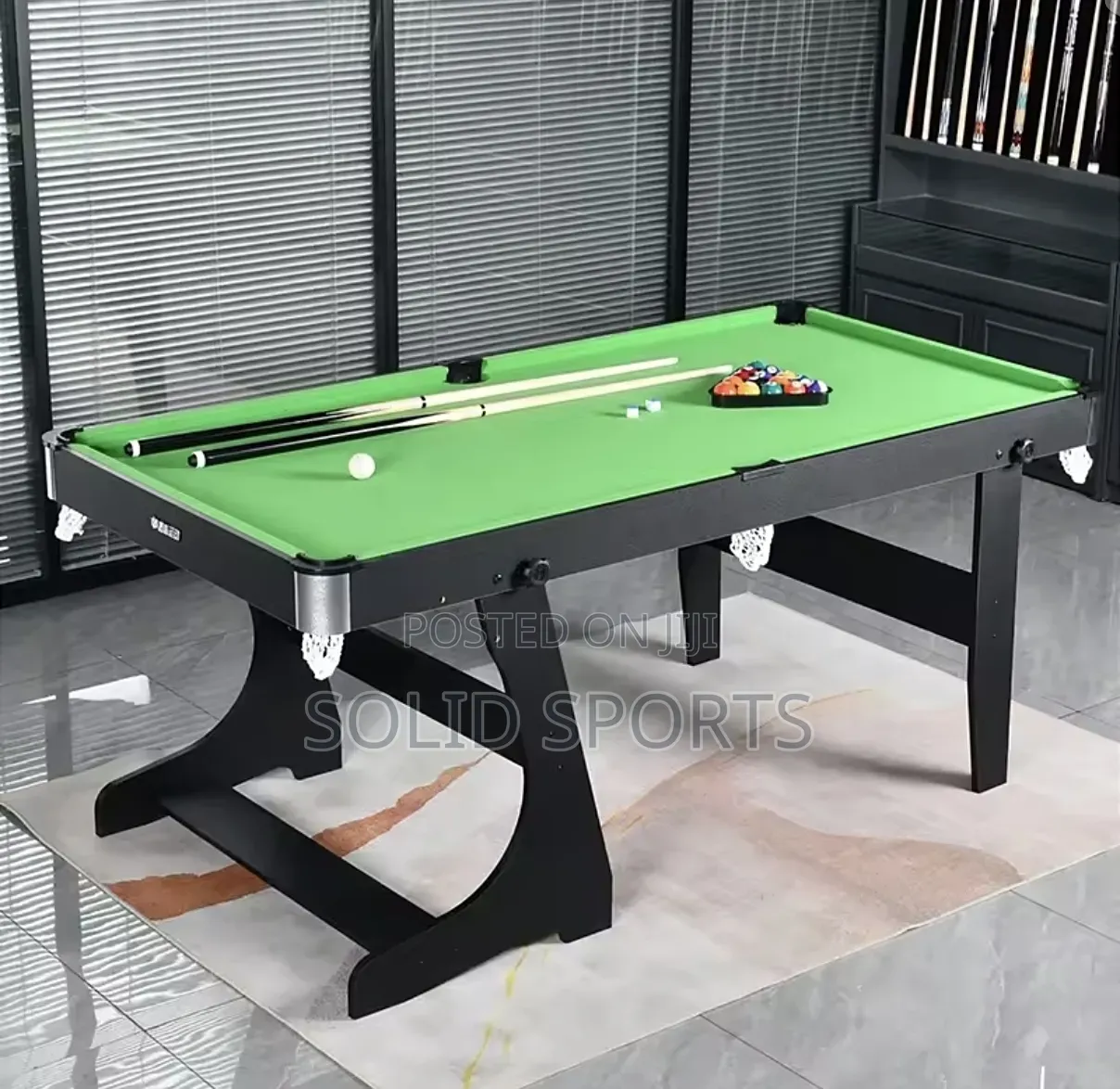 6FT FOLDABLE 3 in 1 SNOOKER
In Stock, Ready to Ship