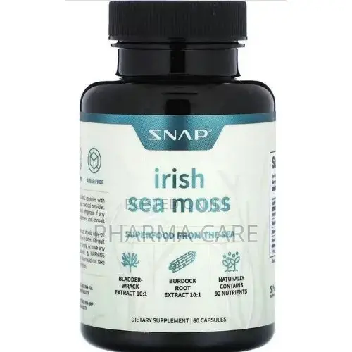 Irish Sea Moss With Iodine Energy Support - 60 Capsules