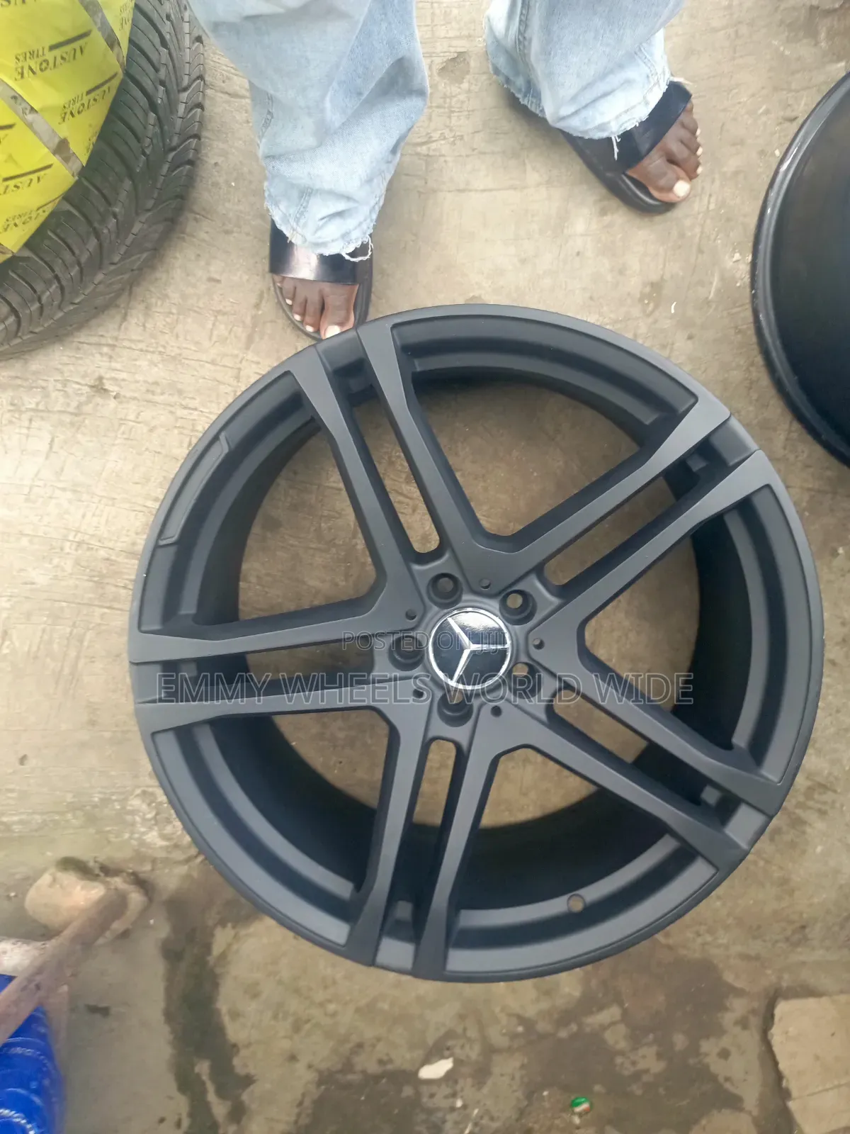 21inch for M/Benz Matt Black 5open Finger Available in Stock