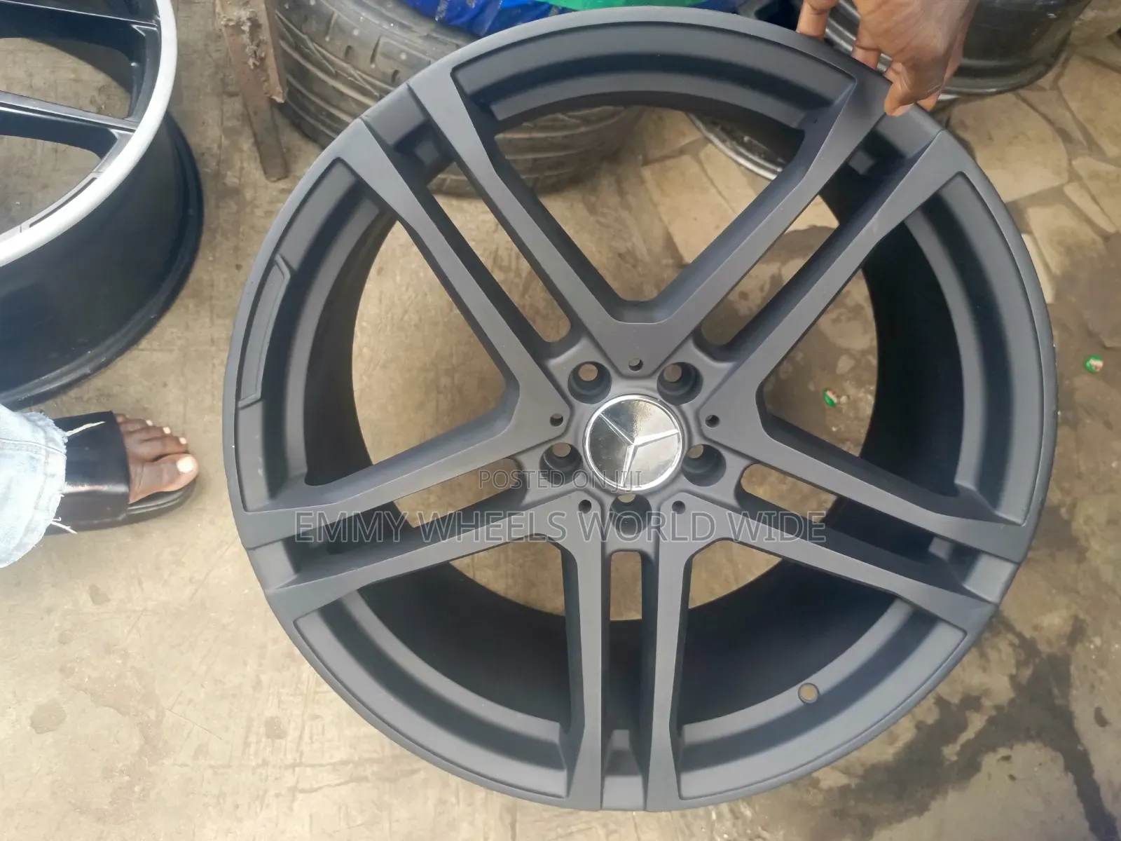 21inch for M/Benz Matt Black 5open Finger Available in Stock