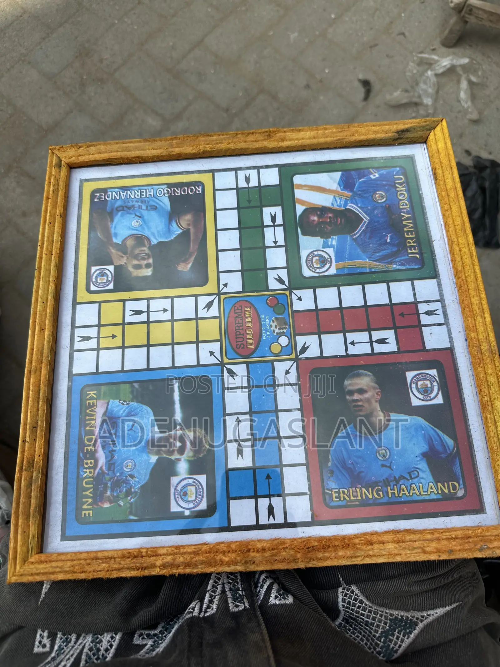 Wooden Glass Ludo Game