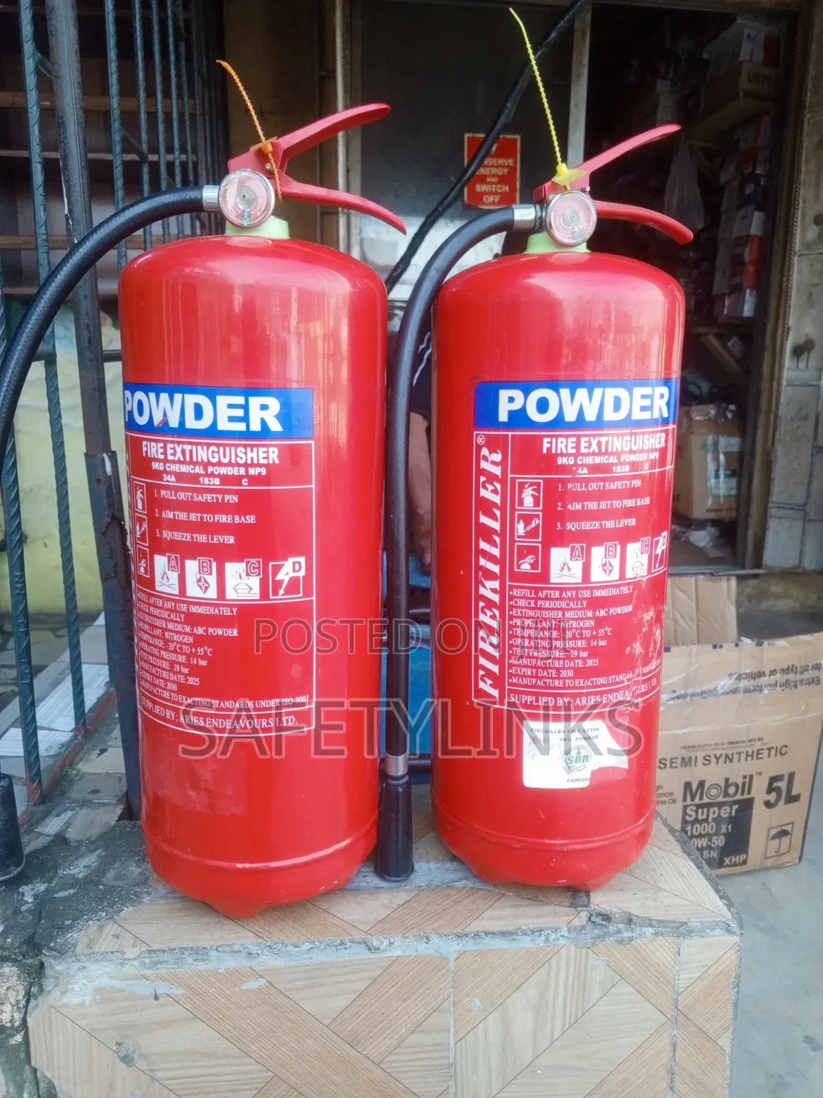 9Kg ABC Powder Fire Extinguisher