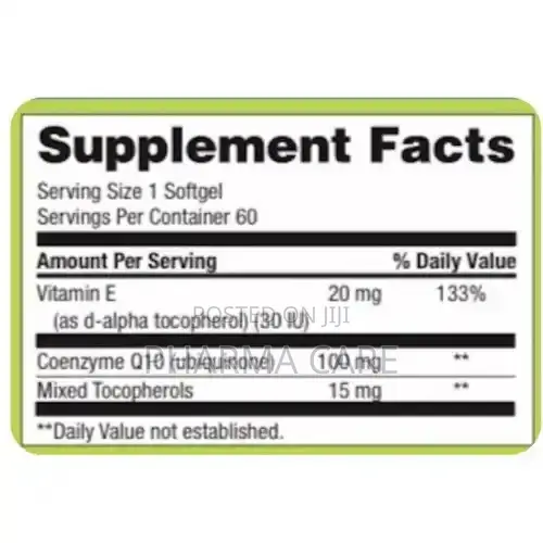 Ubiquinone Gold Plus - Co Q10 60 Capsules