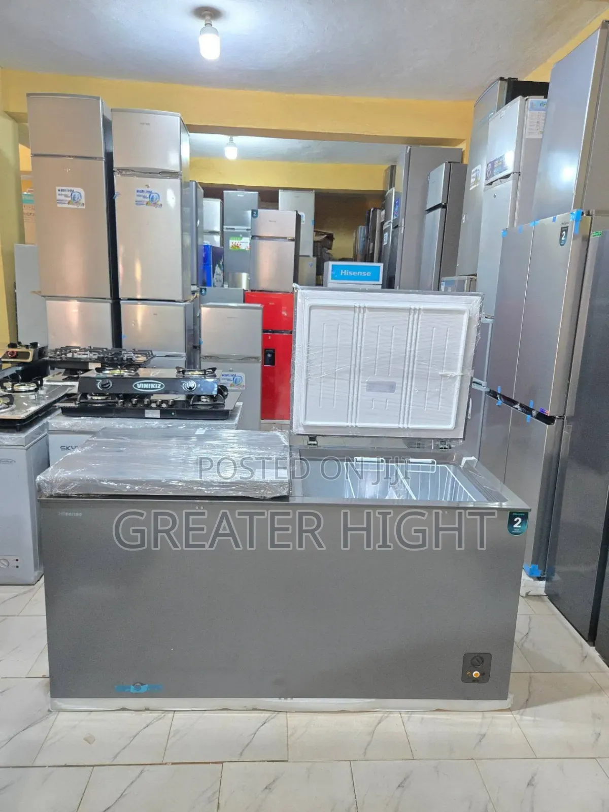 Hisense Chest Freezer 
Model: Fc66dd
Gross Volume: 500l