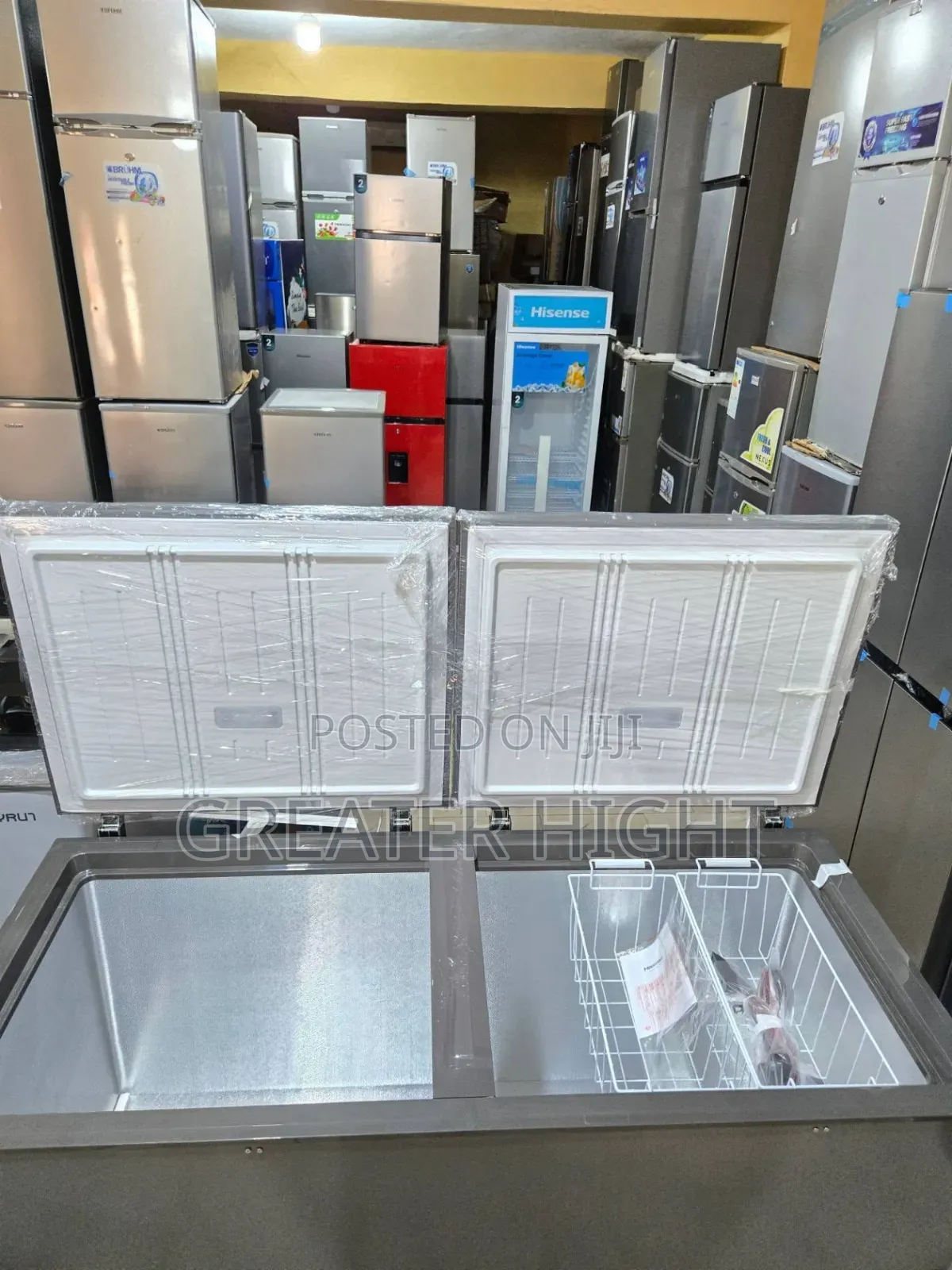 Hisense Chest Freezer 
Model: Fc66dd
Gross Volume: 500l