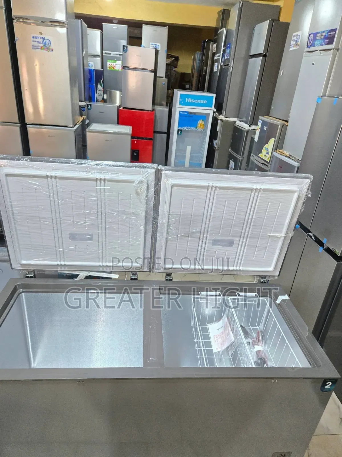 Hisense Chest Freezer 
Model: Fc66dd
Gross Volume: 500l