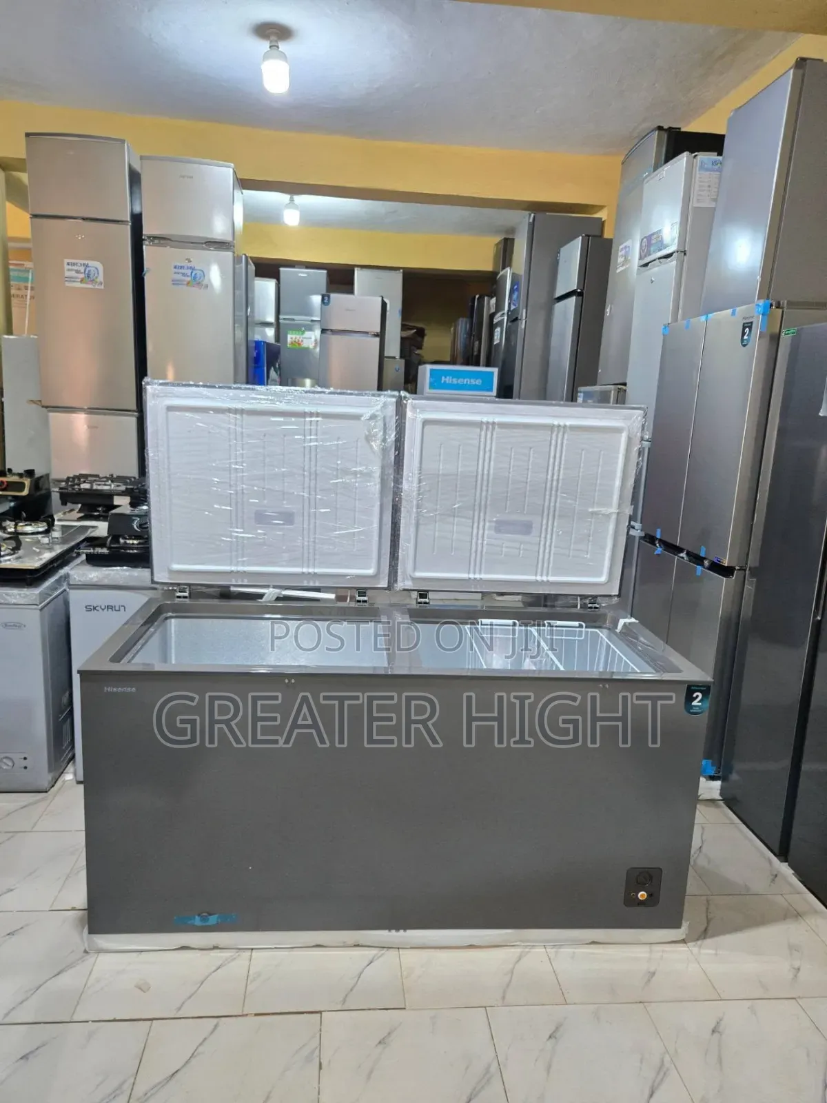 Hisense Chest Freezer 
Model: Fc66dd
Gross Volume: 500l