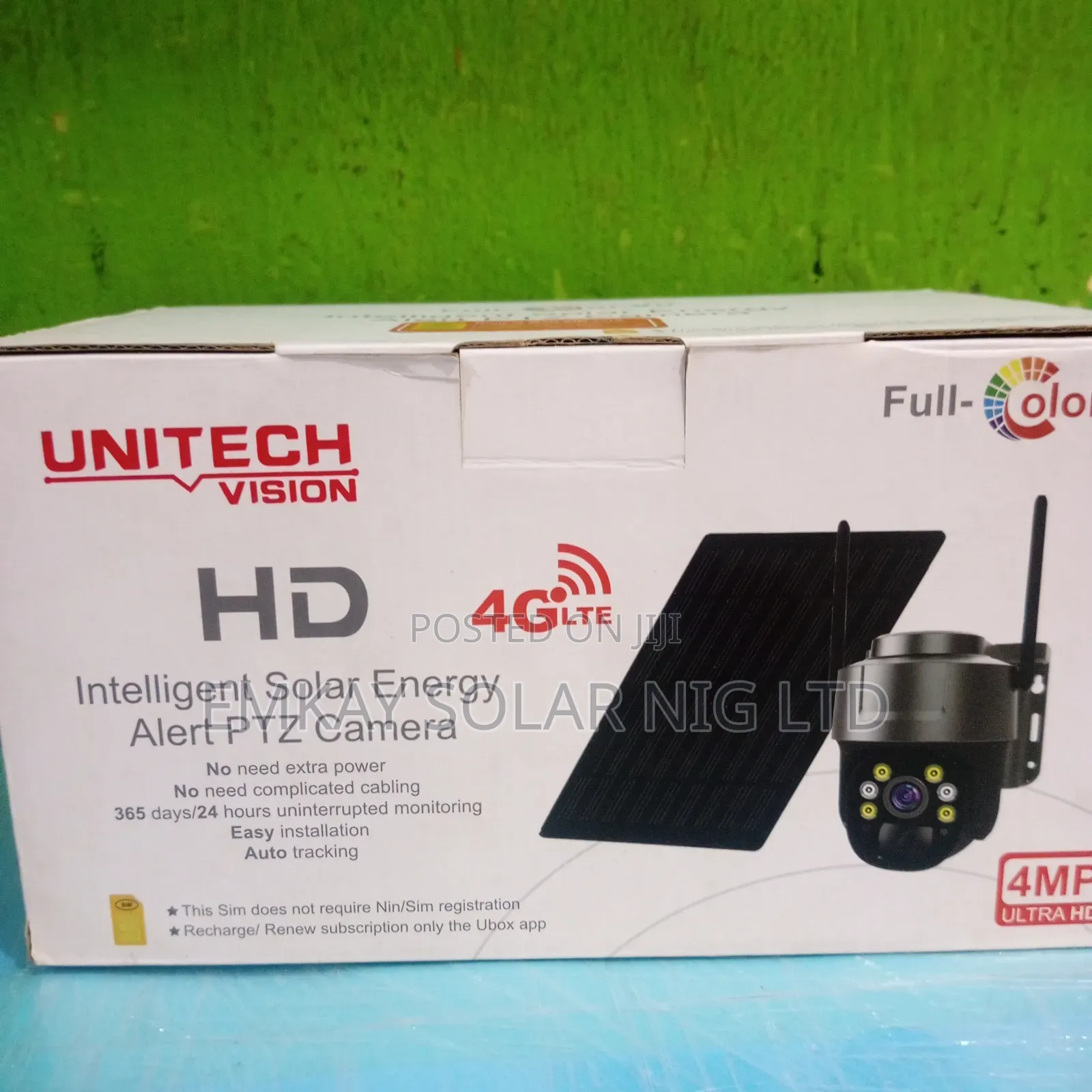 Single Lens Solar CCTV Camera