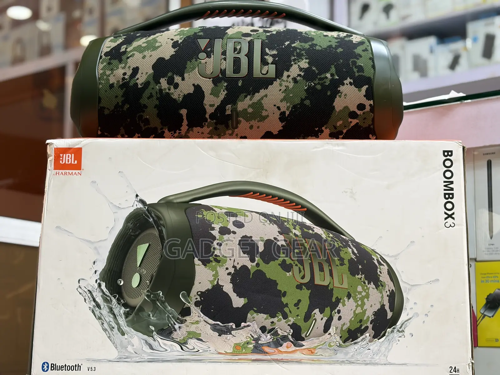 JBL Boombox 3 Camo — Preowned | Mint Condition