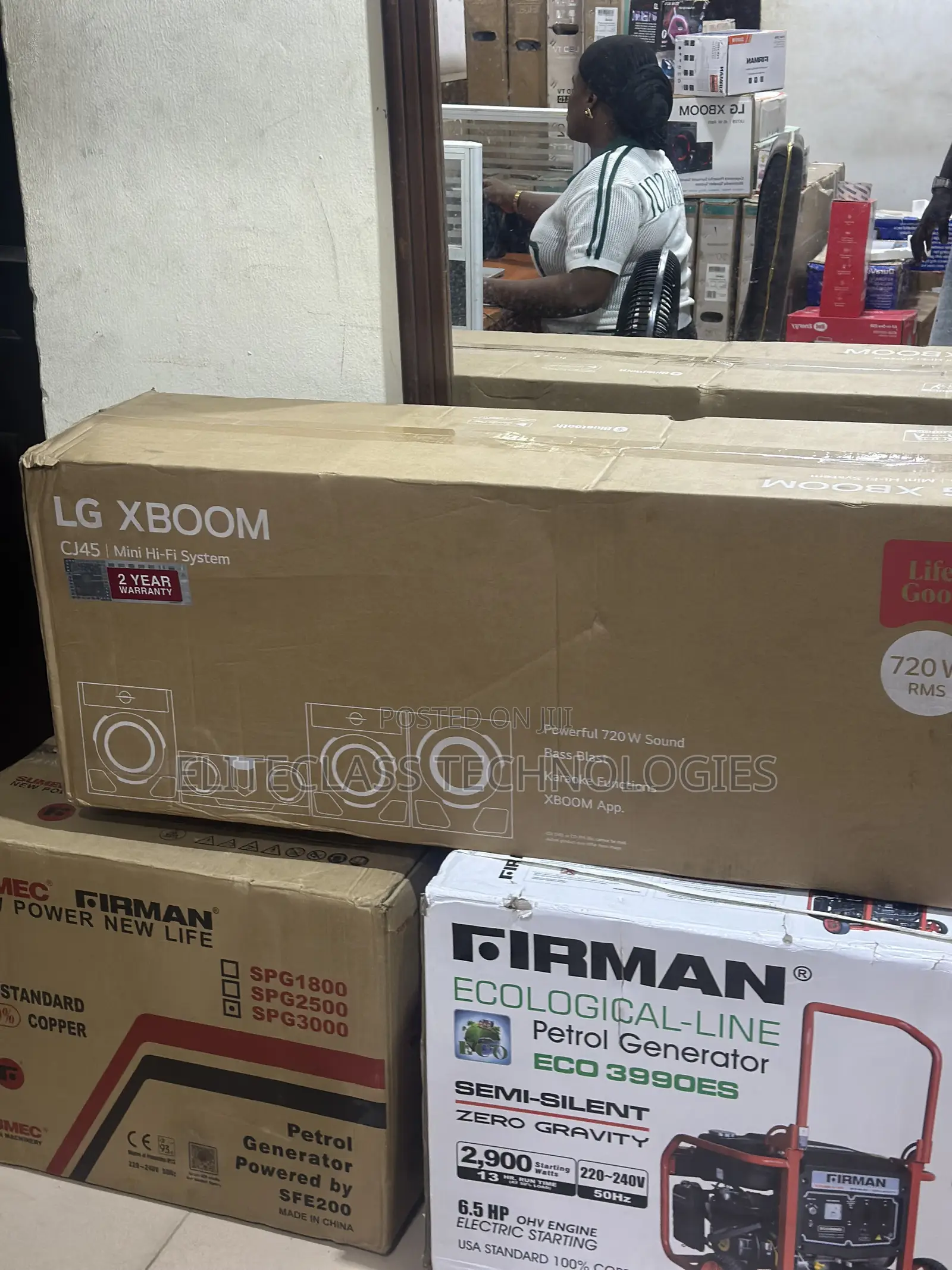 LG CJ45 XBOOM Mini Audio Setup