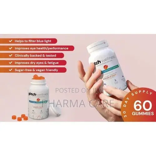 Gummies for Dry Eyes Blue Light Defense – Zeaxanthin and Lutein- 60 Co
