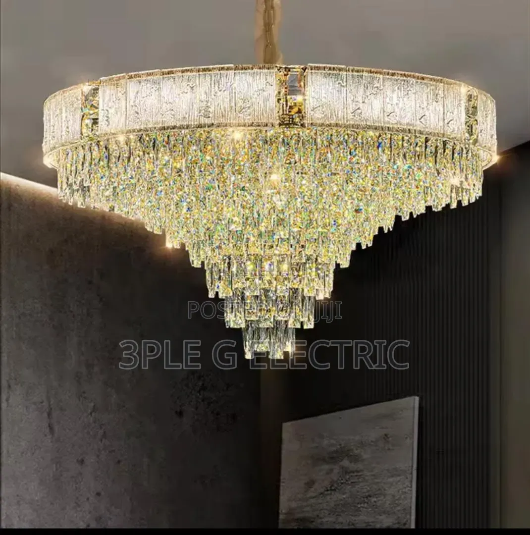 80cm Crystal Chandelier Ledand Bulb